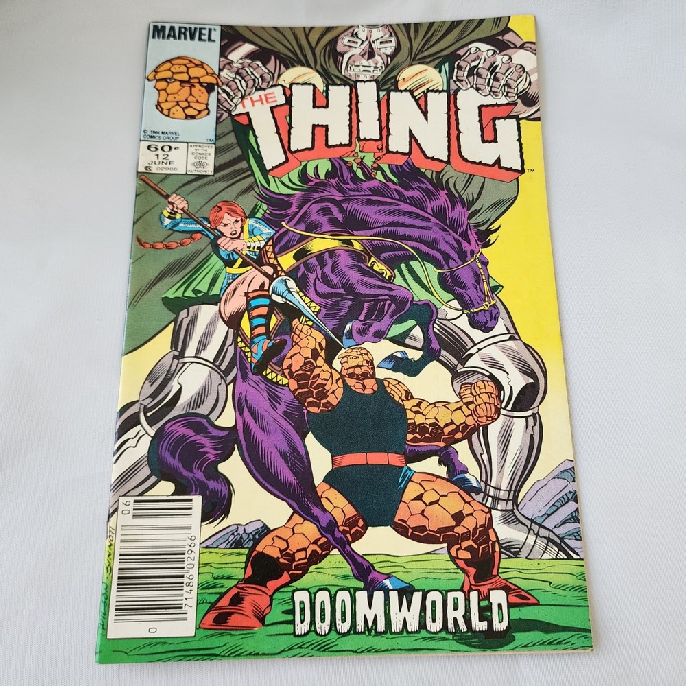 Marvel The Thing Comic Book 1984 Issue 18 Doomworld Dr. Doom Vintage FN B&B Rare